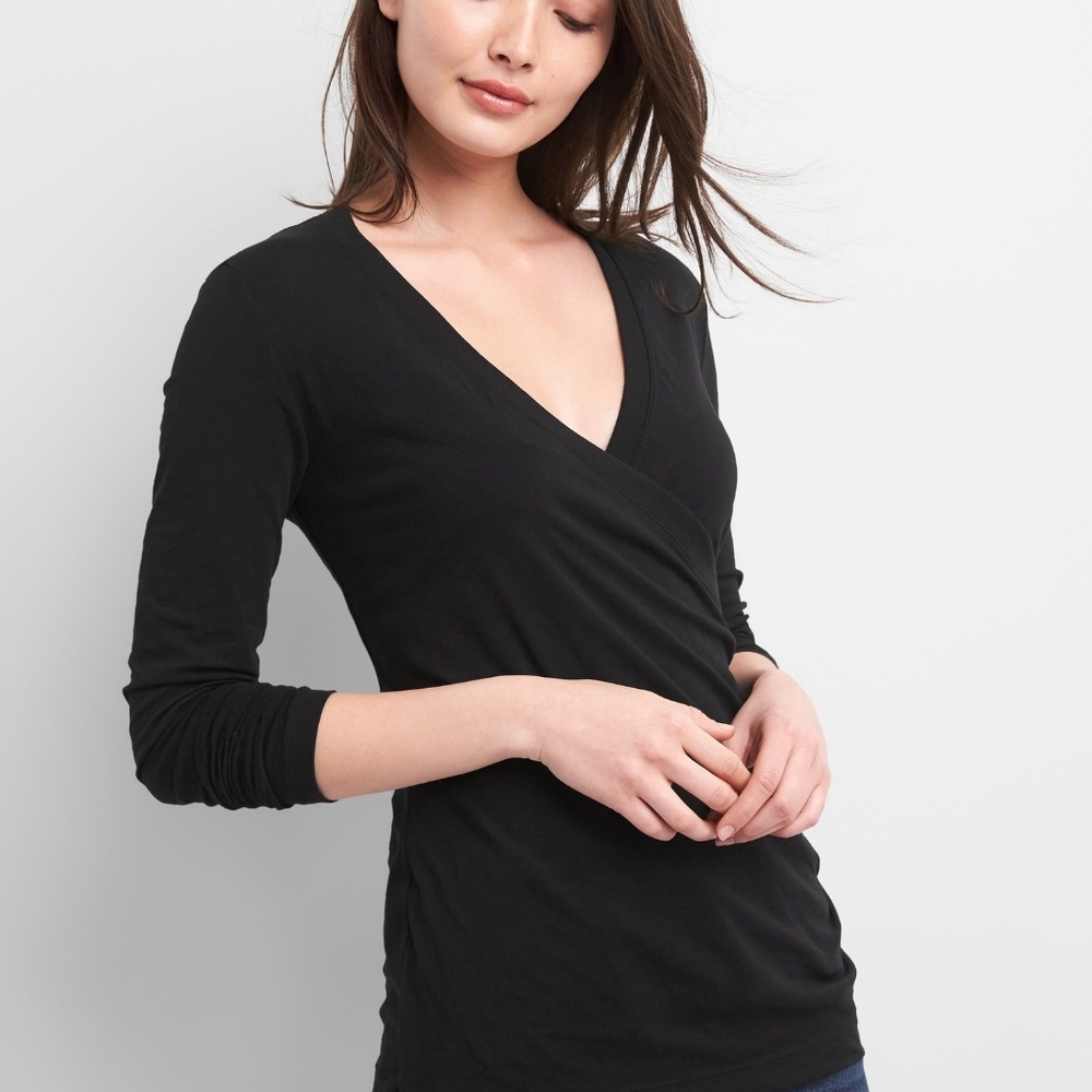 Maternity Crossover Nursing Top - image 2